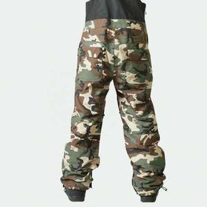 Waterproof Men's Camouflage Ski Bib Snowboard Pants <b>Winter</b> Outdoor Windproof Insulated Camo <b>Overalls</b> for Skiing and Snowboarding - Product Image 6
