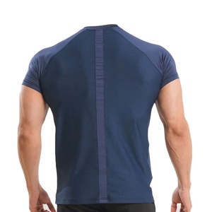 Camiseta Deportiva de Corte Regular para Gimnasio, Personalizable con Logotipo, Ecológica, de Manga Corta, en Algodón/Bambú/Spandex/Poliéster - Product Image 5