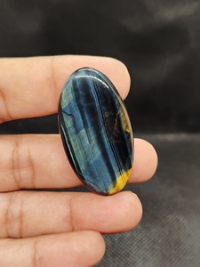 Natural Blue <b>Tiger</b> <b>Eye</b> Cabochon Lot Well Polished Smooth Blue <b>Tiger</b> <b>Eye</b> Wholesale Price Stone - Product Image 3