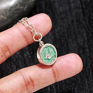 Diseño moderno de alta calidad, delicado colgante de turquesa, joyería de plata de ley 925, colgante de turquesa al mejor precio. - Product Image 3