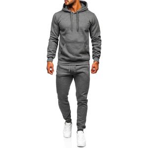 Vêtements de sport de gym décontractés pour hommes, survêtements en polaire délavé à l'acide pour les entraînements de printemps, grande taille, course à pied, jogging, sport, vente en gros - Product Image 1