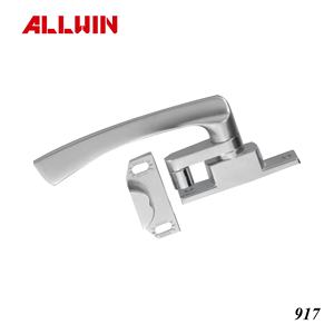 Cylindres de serrure de fenêtre à battant noirs avec poignée à came et gardien pour une fixation sécurisée de la fenêtre - Product Image 5