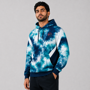 Best Quality Men Tie Dye <b>Hoodie</b> Custom Logo <b>Soft</b> Cotton Fleece Pullover Casual Streetwear Fashion Tie Dye <b>Hoodie</b> for Men - Product Image 3