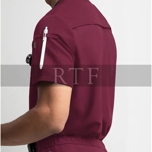 Uniformes Médicos de Alta Calidad, Manga Corta, Elásticos, para Hospital, Enfermería, Marca Raw to Fine - Product Image 6