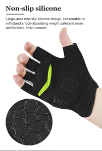 Unisex Half Finger Cycling <b>Gloves</b> Microfiber Softshell <b>LED</b> Turn Signal <b>Gloves</b> Night Riding Bike Training <b>Gloves</b> S XL <b>gloves</b> bike - Product Image 2