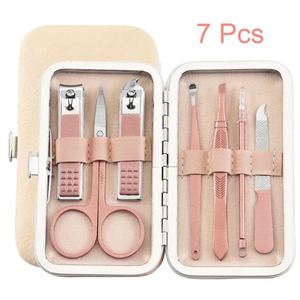 Wholesale Cheap OEM 7 in 1 Manicure <b>Nail</b> Kit Stainless Steel Grooming <b>Set</b> for Child Use Portable Custom Logo Available on Sale - Product Image 6