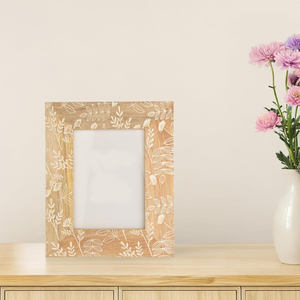 Cadre photo en bois massif fait main de qualité supérieure, élégant pour la table, idéal pour la maison, le bureau, le salon, style décoratif classique, moderne et rustique - Product Image 2