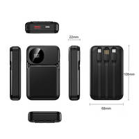 Nouvelle conception 2027 – Batteries externes rapides 20000 mAh 22,5 W avec affichage USB Type-C, portables, en ABS, vente en gros pour iPhone et Samsung