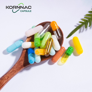 Капсулы желатиновые растительные с кишечным расщеплением оболочкой Kornnac, размеры 00, 0, 1, 2, 3, сертифицированные ISO9001 и Halal - Product Image 3