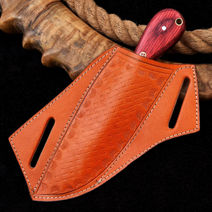 Carbon Steel Bull <b>Cutter</b> Knife Hand Forged Heavy Duty Fixed Blade Razor Sharp Cutting <b>Edge</b> Ergonomic Wooden Handle Premium - Product Image 6