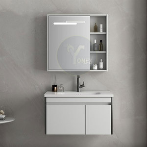 Bordes Reforzados y Muebles de Baño de Primera Calidad con Herrajes de Cierre Suave y Superficie No Porosa - Product Image 5