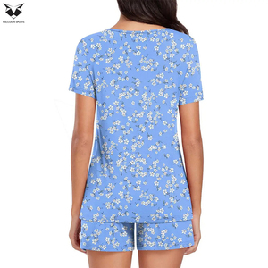 Conjunto de Dos Piezas de Ropa Deportiva y Casual para Mujer, Camiseta y Pantalones Cortos con Diseño Sublimado, Precio al por Mayor 2026 - Product Image 2