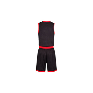 Conjunto de Camiseta de Baloncesto Negra y Roja, Transpirable, de Secado Rápido, Talla Grande, Poliéster, Ropa Deportiva para Todas las Temporadas - Product Image 2