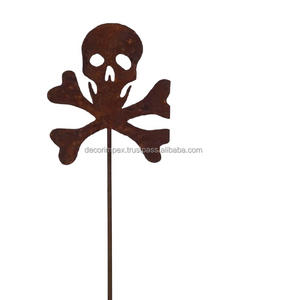 Un fantasma postre Halloween fantasma óxido Metal planta palo moderno diseñador jardín estaca elegante hierro duradero calidad al por mayor - Product Image 2
