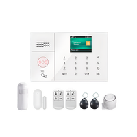 Système d'alarme ABS Sudex pour la sécurité domestique contre les cambriolages, 433 MHz, WiFi, GSM, contrôle par application intelligente Tuya, sirène, capteur, 200 capteurs, 3 zones filaires, RFID