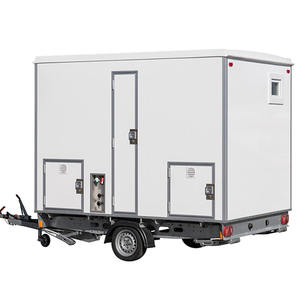 Remorque portative de toilettes de toilette d'approvisionnement de la Chine à vendre, toilettes mobiles de maison préfabriquée légère de haute qualité - Product Image 5