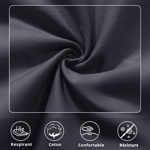 Shorts cargo pour homme, couleur unie, taille élastique, plusieurs poches, style décontracté, tissu polyester respirant - Product Image 5