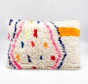 Fundas de cojín de lana anudada a mano marroquí, alfombras vintage, fundas de almohada - Product Image 6