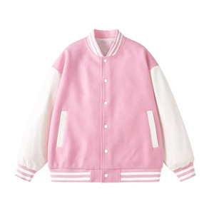 OEM Service Custom <b>Mens</b> Wool Varsity <b>Jacket</b> Windproof Winter Letterman <b>Baseball</b> <b>Jacket</b> with Zipper - Product Image 2