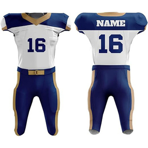 Conjunto de Camiseta y Pantalones de Fútbol Americano Transpirables Totalmente Personalizados, Uniformes de Fútbol Americano Juveniles Hechos a Medida - Product Image 1