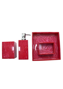 Juego de Baño de Resina de Diseño Artesanal Premium con Calidad y Materiales de Primera Calidad para Decoración de Baños - Product Image 4