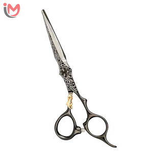 Ciseaux de barbier en acier inoxydable de 6 pouces, ciseaux de coupe de cheveux aiguisés avec ciseaux à effiler et outils de coiffure, services OEM - Product Image 4