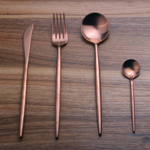 Premium 4 Pcs Stainless Steel Flatware Set Mirror Polished Cutlery for Dining Table At Best Price - Product Image 1