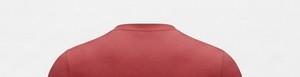 Men's <b>Red</b> Short Sleeve Crew Neck T-Shirt Solid Color Regular Fit Moisture Wicking Breathable 100% Polyester All Seasons - Product Image 3