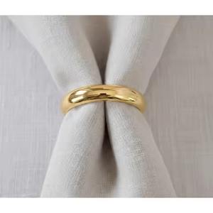 Anillo de Servilleta Metálico Moderno para Decoración de Eventos, para la Organización de Banquetes de Boda y la Presentación de Mesas - Product Image 2