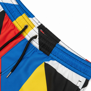 Shorts d'été unisexes multicolores en mélange polyester-spandex, shorts de sport, shorts de course, shorts d'entraînement, prix de gros avantageux - Product Image 5