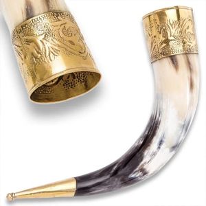 Cuerno Vikingo para Beber con Soporte, Diseño Único, Hecho a Mano, Estilo Feng Shui, Logotipo Personalizado, Alta Calidad - Product Image 6