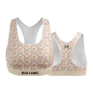 เสื้อชั้นในกีฬาโยคะสำหรับผู้หญิง ยี่ห้อ Wear 4 Games แบบซัพพอร์ตสูง แผ่นรองถอดได้ ไร้ตะเข็บ ระบายอากาศได้ดี ยืดได้สี่ทิศทาง กันน้ำ ไซส์ใหญ่พิเศษ - Product Image 4