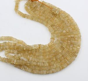 ราคาขายส่งลูกปัดซิทรินทรงสี่เหลี่ยมเรียบ, ลูกปัดพลอยซิทรินธรรมชาติ, ลูกปัดซิทรินทรงวงล้อขนาด 14 นิ้ว - Product Image 3