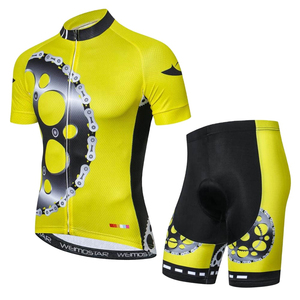 Conjuntos de Ciclismo para Hombre de Alta Calidad, Tallas Grandes, Uniformes en Stock, 100% Poliéster, Secado Rápido y Transpirable - Product Image 1