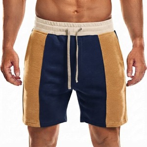 Pantalones Cortos Bermuda de Algodón de Color Sólido para Hombre, Cintura con Cordón, Corte Medio, Bolsillos Casuales, Tejido Transpirable - Product Image 1
