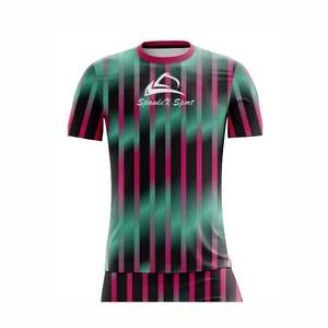 Uniformes de fútbol personalizados 100% poliéster, uniformes deportivos, fabricante OEM ODM, uniformes de fútbol con logotipo personalizado - Product Image 2