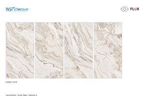 Azulejos de Porcelana con Efecto Mármol Crema Clásico, Tono Cálido Neutro, para Proyectos de Interiores de Primera Calidad, 600x1200mm, Elegantes Azulejos para Interiores Residenciales - Product Image 2