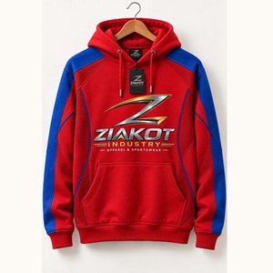 Wholesale Direct Ziakot Industry Custom Stitched Red Kelly Green-White 3D <b>Christmas</b> Trees Sports Pullover Sweatshirt Hoodie - Product Image 2
