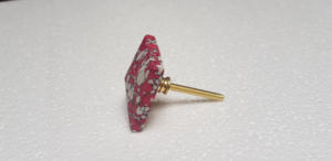 Poignée de porte en résine marbrée au design contemporain, fabriquée à la main par des artisans pour les meubles de maison, avec des matériaux durables, AngelStyle - Product Image 5