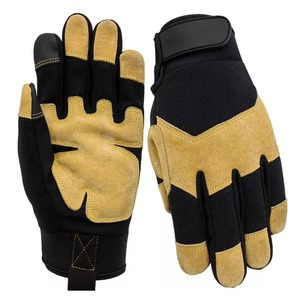 Nouveauté - Vêtements décontractés - Gants de conduite unisexes en cuir de haute qualité - Antidérapants - Coupe-vent - Écran tactile - Doigts entièrement couverts - Product Image 1
