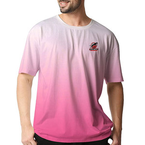Camiseta extragrande personalizada al por mayor con logo impreso para hombre, manga corta, ropa informal, 100% algodón, corte holgado. - Product Image 1