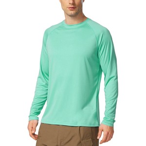 เสื้อแรชการ์ดแขนยาวผู้ชาย สีกรมท่า แห้งเร็ว UPF 50+ ป้องกันแสงแดด เสื้อโพลีเอสเตอร์รัดรูป - Product Image 6