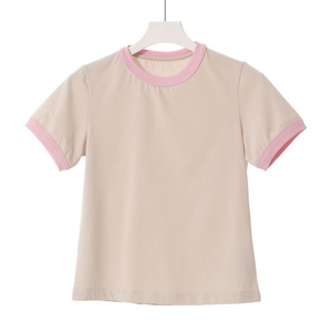 OEM Custom 220 GSM Cotton Womens Baby Tee | Raglan Sleeve Fitted <b>Crop</b> <b>Top</b> | Premium Quality Streetwear T-Shirt Manufacturer - Product Image 4