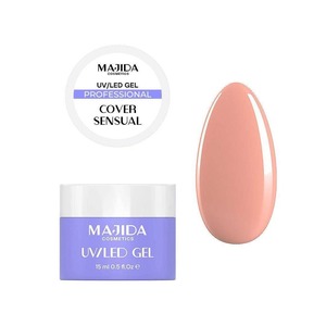 มาจิดา คอสเมติกส์ ยูวี แอลอีดี เจล คัฟเวอร์ เซนชวล 15 มล. ยาทาเล็บมืออาชีพ - Product Image 1