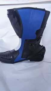 Botas de Motociclismo, Botas de Cuero Blindadas para Motociclistas, con Cremallera Lateral, Suela Antideslizante, Botas de Turismo para Hombre y Mujer - Product Image 4