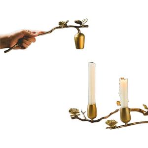 Handmade Vintage Metal Unique Design High Quality Wedding Candle <b>Stand</b> Luxury Candle Holder Metal Candle <b>Stand</b> - Product Image 1