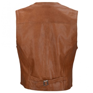 Chaleco de Cuero para Hombre Hecho de Piel de Vaca, en Venta a Precios Razonables, Chaleco de Cuero de Longitud Regular para Hombre - Product Image 6