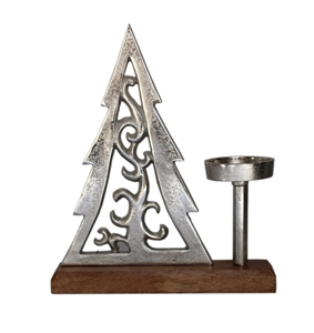 Porte-bougie de Noël de haute qualité, support à bougie en métal, vente en gros, centre de table de Noël, décoration pour événements festifs - Product Image 1