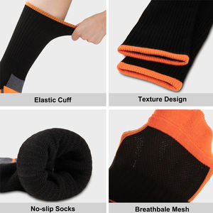 Chaussettes de sport de style compétition, chaussettes de compression respirantes personnalisées, vêtements pour la vente au détail - Product Image 4