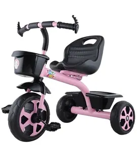 Retro Look Hot Sale Pluto Lite Kid Child toddler baby trike boy girl tricycle for age group 2 to 5 years with different colors